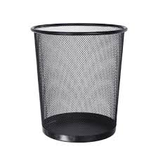 POUBELLE CORBEILLE DE BUREAU METALLIQUE grande poubelle metallique