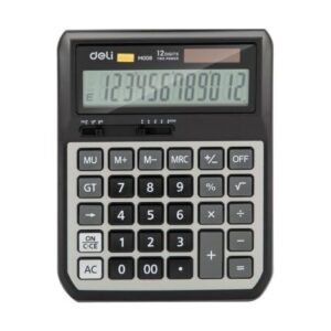 CALCULATRICE DE BUREAU 12 CHIFFRES GRIS DELI EM00820
