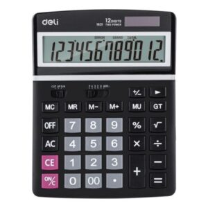 CALCULATRICE DE BUREAU DELI-E1631 Noir