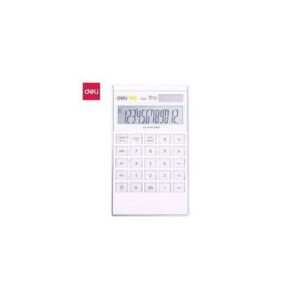 CALCULATRICE DE BUREAU DELI EM01211 plastique et métal Blanc