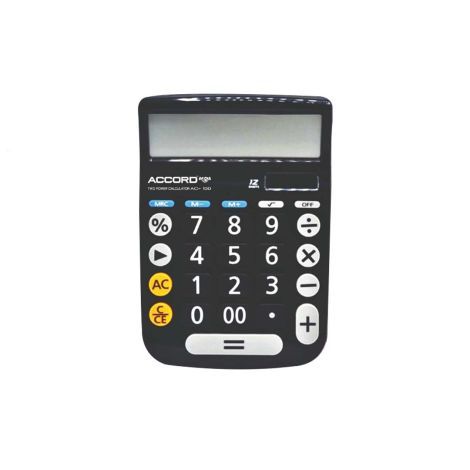 Calculatrice électronique ACCORD AC-100 - 12 Chiffres