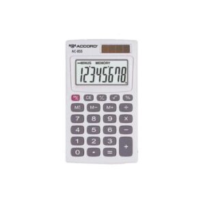 Calculatrice électronique ACCORD AC-855 - 8 Chiffres Compacte