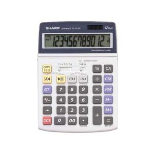 Calculatrice de bureau SHARP EL-2125C 12 digits