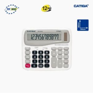 Machine à calculer CATIGA Blanc (180x190)mm (CD2655)